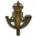 South African Durban Light Infantry Cap Badge - King's Crown