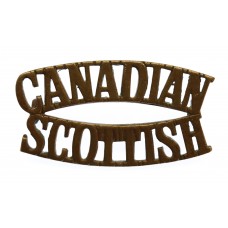 Canadian Scottish Regiment (CANADADIAN/SCOTTISH) Shoulder Title