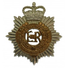 Royal Canadian Army Service Corps Bi-metal Cap Badge - Queen's Cr