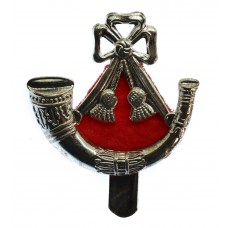 Light Infantry Silvered Cap Badge