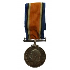 WW1 British War Medal - Pte. S. Crawshaw, 20th (5th City Pals) Bn. Manchester Regiment - Wounded