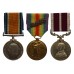 WW1 Meritorious Service Medal Group of Three - S. Sjt. P. Norton, Army Service Corps