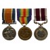 WW1 Meritorious Service Medal Group of Three - S. Sjt. P. Norton, Army Service Corps