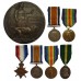 WW1 Family Medal Group to the Jonas Brothers