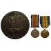 WW1 Family Medal Group to the Jonas Brothers