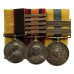 Queen's Sudan, QSA (Clasps - Cape Colony, Orange Free State, Transvaal, South Africa 1901, South Africa 1902) and Khedives Sudan (Clasps - The Atbara, Khartoum) Medal Group of Three - Pte. J. McDonald, 1st Bn. Seaforth Highlanders (18th Mounted Infantry)