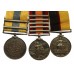 Queen's Sudan, QSA (Clasps - Cape Colony, Orange Free State, Transvaal, South Africa 1901, South Africa 1902) and Khedives Sudan (Clasps - The Atbara, Khartoum) Medal Group of Three - Pte. J. McDonald, 1st Bn. Seaforth Highlanders (18th Mounted Infantry)