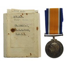 WW1 British War Medal - Pte. A.G. Cook, Royal Marine Light Infant