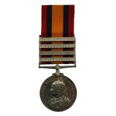 Queen's South Africa Medal (4 Clasps - Cape Colony, Orange Free S