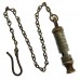 Metropolitan Police 'The Metropolitan' Patent Numbered Whistle & Chain - No. 014539