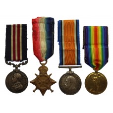 WW1 Military Medal Casualty Group of Four - Cpl. S. Gill, 1st Bn. Cambridgeshire Regiment - K.I.A. 26/9/17