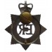 Metropolitan Special Constabulary Senior Officer's Enamelled Cap Badge - Queen's Crown