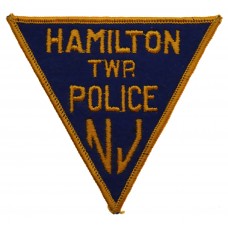 United States Hamilton TWP Police NJ Cloth Patch Badge
