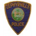 United States Zephyrhills Police Cloth Patch Badge