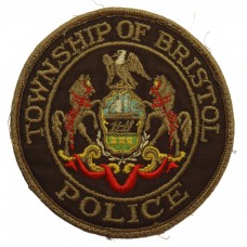 United States Township of Bristol Police Cloth Patch Badge