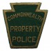 United States Pennsylvania Commonwealth Property Police Cloth Patch Badge