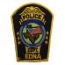 United States Police Dept. Edna Cloth Patch Badge