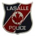 Canadian Lasalle Police Cloth Patch Badge