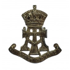 Green Howards (Yorkshire Regiment) Officer's Silvered Cap Badge 