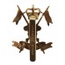 9th/12th Royal Lancers Anodised (Staybrite) Cap Badge