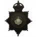 Oldham Borough Police Night Helmet Plate - King's Crown