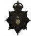 Burnley Borough Police Night Helmet Plate - King's Crown