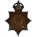 Wakefield City Police Night Helmet Plate - King's Crown