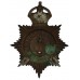 Middlesbrough Borough Police Night Helmet Plate - King's Crown