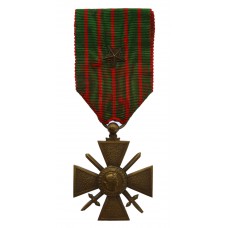 France WW1 Croix De Guerre 1914-1918 With Bronze Star