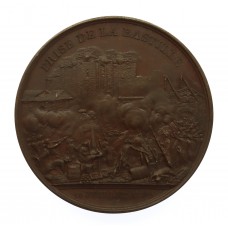 France 1789 Storming of the Bastille Medallion