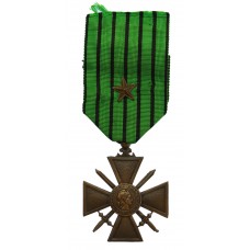 France Croix De Guerre Vichy Issue 1939-1940 with Bronze Star