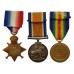 WW1 1914-15 Star Medal Trio - Bandmaster 1st Class H. Cooper, Royal Marine Band - Died 24/11/18