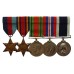 WW2 and Royal Navy Long Service & Good Conduct Medal Group of Five - Air Articifer 2nd Class J.S. Taylor, Fleet Air Arm, Royal Navy