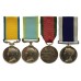 Baltic Medal, 1854 Crimea Medal, Turkish Crimea Medal and Royal Navy Long Service & Good Conduct Medal (Wide Suspender) Group of Four - Master at Arms Edwin Joseph Stevens, Royal Navy