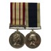 Naval General Service Medal (Clasp - Near East) and Royal Navy Long Service & Good Conduct Medal Pair with Original Certificate of Service - Fleet Chief Writer C.H. Willis, Royal Navy