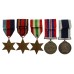 WW2 and Royal Navy Long Service & Good Conduct Medal Group of Five - Leading Stoker K. Rees, Royal Navy