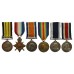 Africa General Service Medal (Clasp - Somaliland 1902-04), WW1 1914-15 Star Trio, RN LS&GC and Naval Good Shooting Medal Group of Six - Petty Officer H.W. Parfitt, Royal Navy