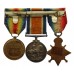 WW1 1914-15 Star Medal Trio - Sto.1. F. Salmon, Royal Navy