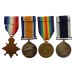 WW1 1914-15 Star, British War Medal, Victory Medal and Royal Navy LS&GC Group of Four - L.Sto. W.F. Treagus, Royal Navy