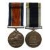 WW1 British War Medal and Victorian Royal Navy Long Service & Good Conduct Medal - Colour Sergt. E. Saunders, Royal Marine Artillery