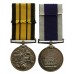 Ashantee Medal 1873-74 and Royal Navy Long Service & Good Conduct Medal Pair - Pte. J. Newcombe, Royal Marine Light Infantry