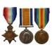 WW1 1914-15 Star Submariner Casualty Medal Trio - Act. Leading Stoker C. Nash, Royal Navy - K.I.A. 7/1/15