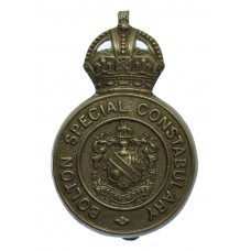 Bolton Special Constabulary Cap Badge - King's Crown