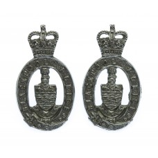 Pair of Blackpool Police Collar Badges - Queen's Crown