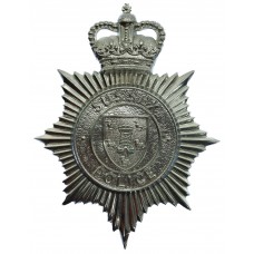 Sussex Police Helmet Plate - Queen's Crown