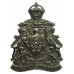 Leicester City Police Chrome Helmet Plate - King's Crown