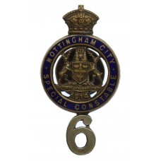 WW1 Nottingham City Special Constable 1914 Enamelled Lapel Badge