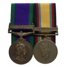 Campaign Service Medal (Clasp - Northern Ireland) and Gulf Medal (Clasp - 16 Jan to 28 Feb 1991) - Bdr. K. Brooks, Royal Artillery