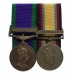 Campaign Service Medal (Clasp - Northern Ireland) and Gulf Medal (Clasp - 16 Jan to 28 Feb 1991) - Bdr. K. Brooks, Royal Artillery