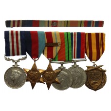 WW2 'North Africa Operations' Military Medal Group of Six - Fsr. R. Barnes, Royal Irish Fusiliers